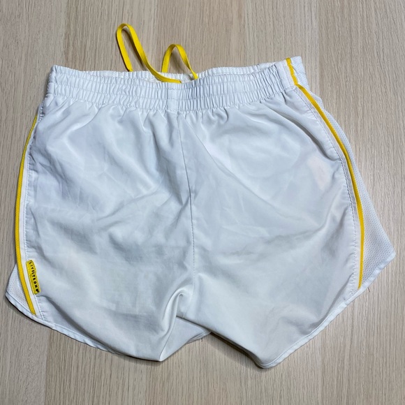 White Nike Dri-Fit Running workout Shorts - Picture 4 of 5